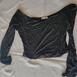 Huhot Womens - Vogue Fitted - Off the Shoulder - Black - Size XL